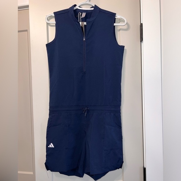 Adidas Navy Golf Romper Jumpsuit - Picture 4 of 7